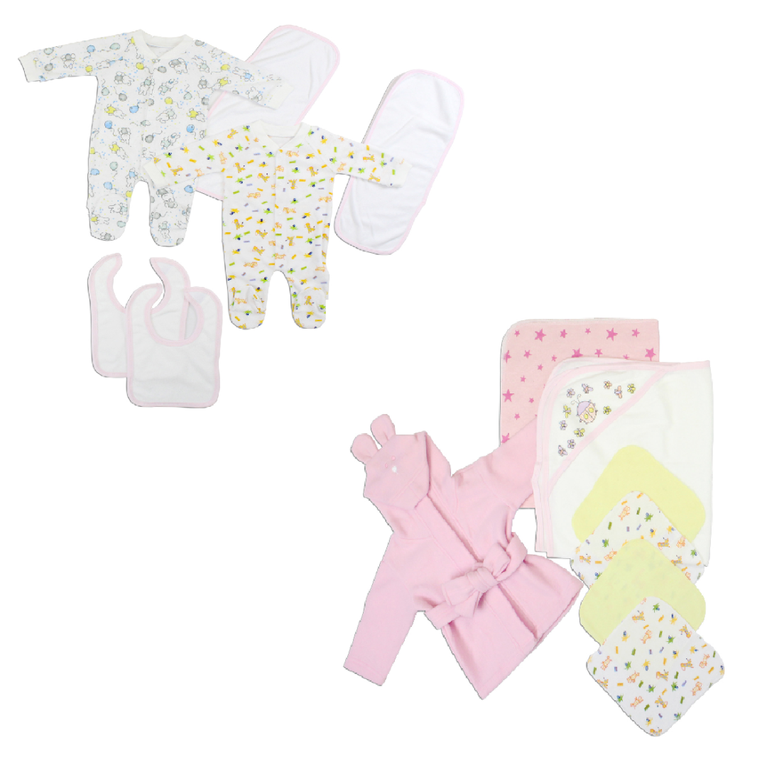 Newborn Baby Girls 14-Piece Layette Set