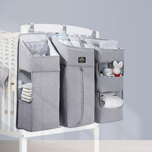 3-IN-1 Baby Crib Saver Organizer