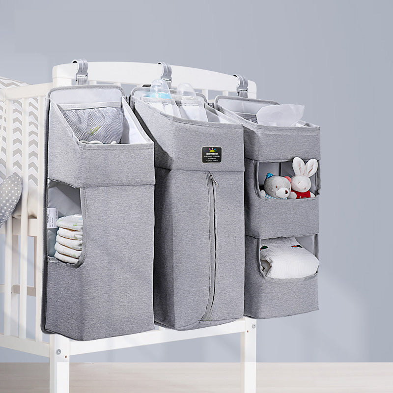 3-IN-1 Baby Crib Saver Organizer